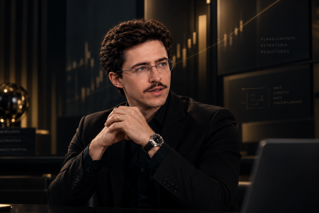 Paulo Till em ambiente executivo